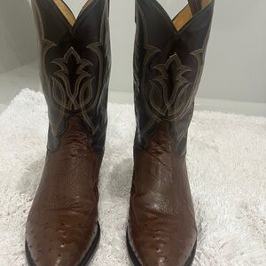 Tony Lama Dark Brown Western Boots